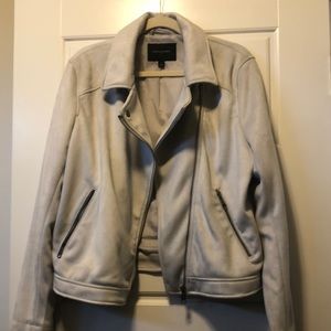 Vegan suede Moto jacket